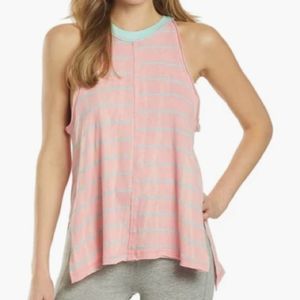 NWT Free People Stripe Fade w/ Wave Yoga Tank - M